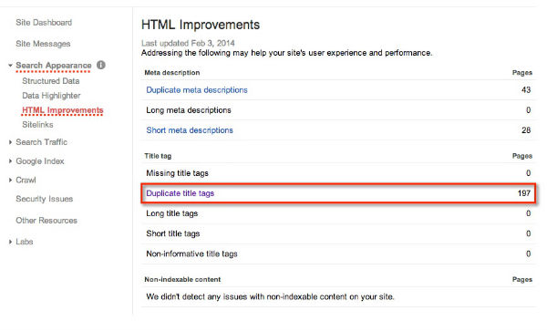 HTML Improvements