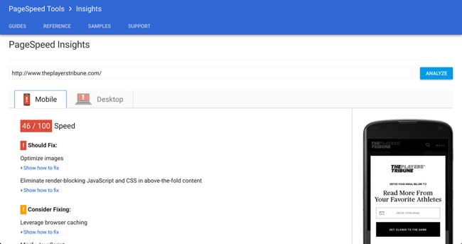 Page Speed Insights