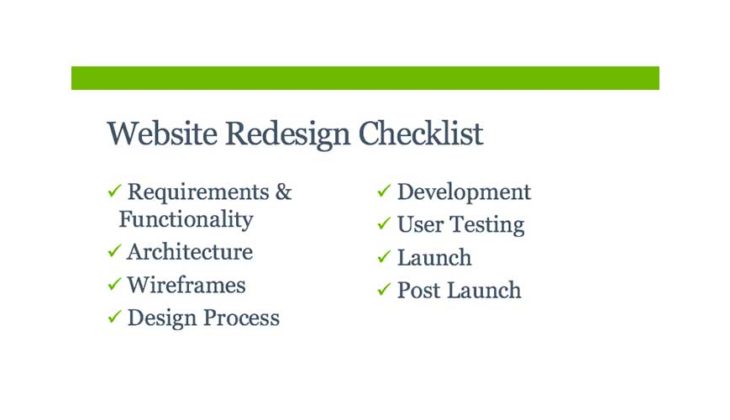 Website Redesign Checklist Tips & Information from Experts